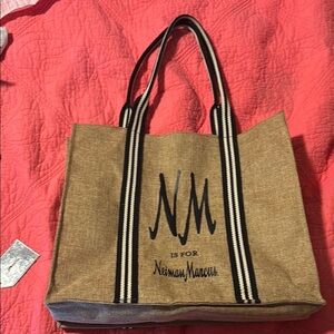 Neiman Marcus Tan Tote Bag